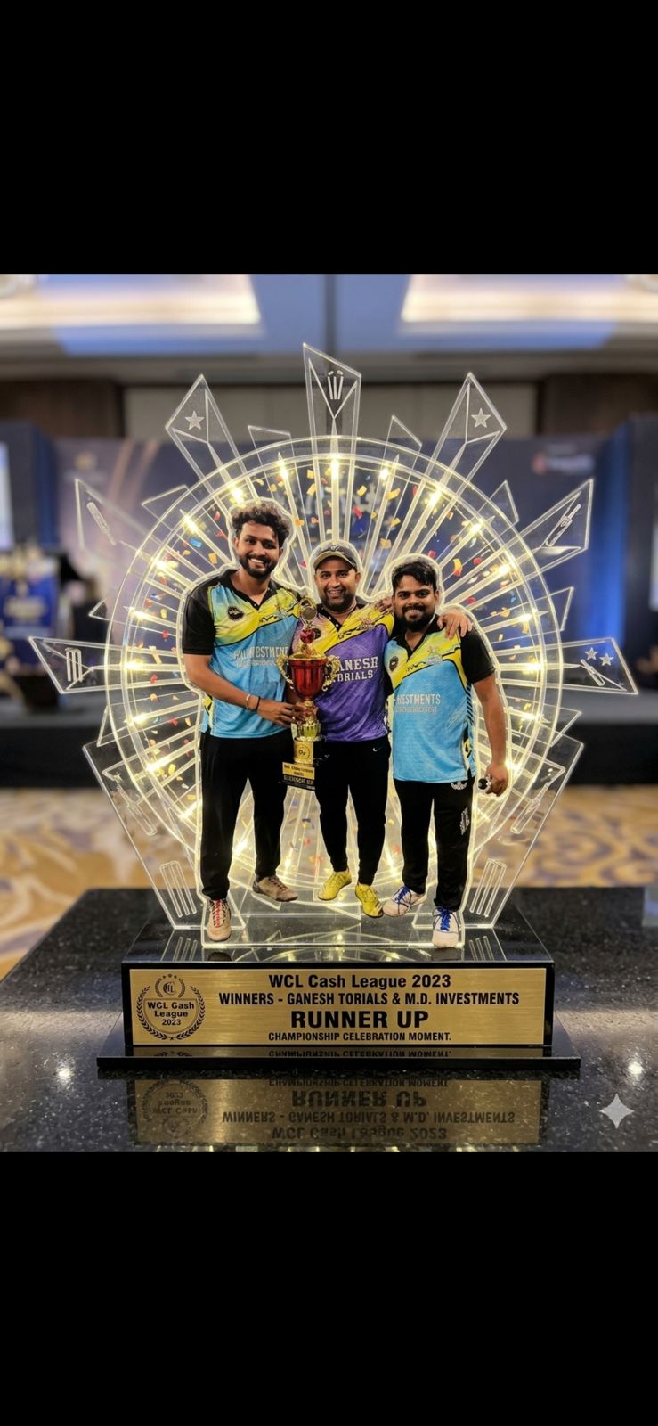 Sports Winner Custom Caricature Stand